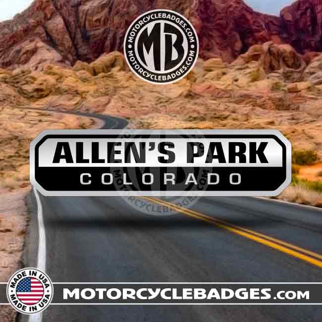 ALLEN'S PARK (COLORADO) - Canyon/Road Motorcycle Badge