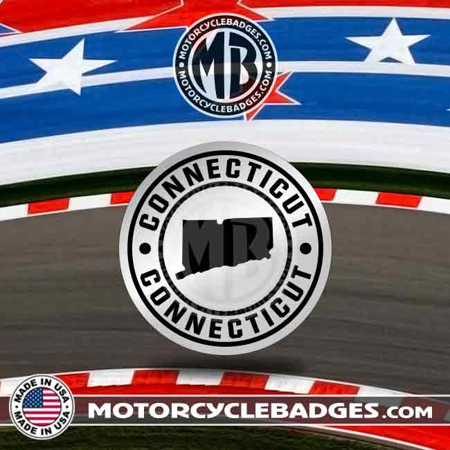CONNECTICUT - US/States Motorcycle Badge