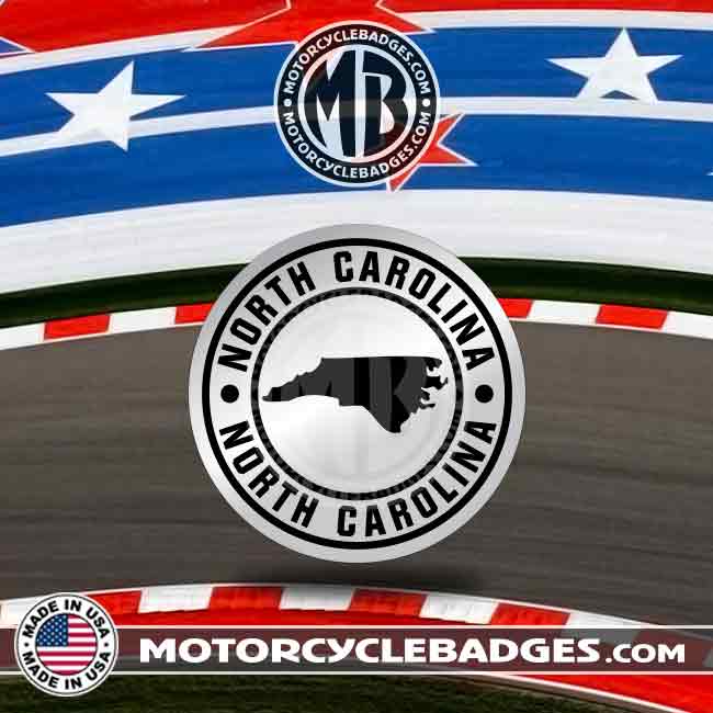 NORTH CAROLINA - US/States Motorcycle Badge