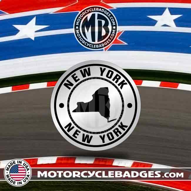 NEW YORK - US/States Motorcycle Badge