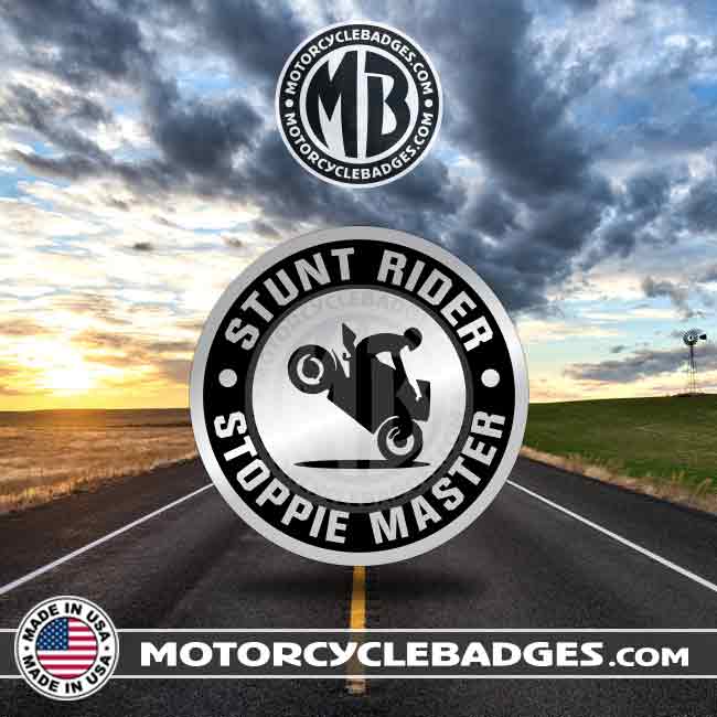STUNT RIDER - Lifestyle/Bike-Life Motorcycle Badge