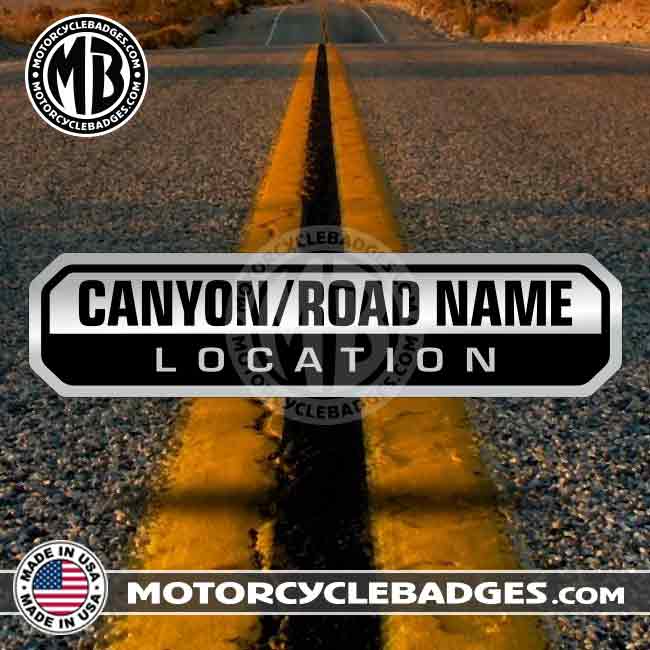 Canyon/Road Badges - MotorcycleBadges.com
