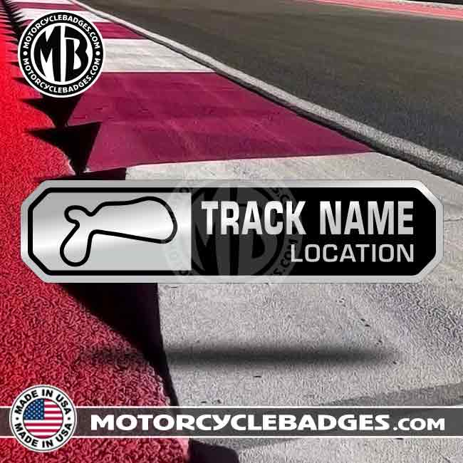 Track/Circuit Badges - MotorcycleBadges.com