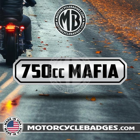 600, 750, 1000, 1200cc MAFIA / LITER BIKE - Info/Statements/MISC Motorcycle Badge