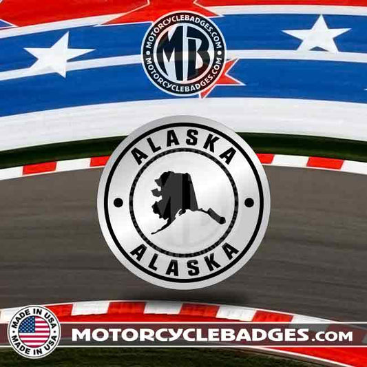 ALASKA - US/States Motorcycle Badge