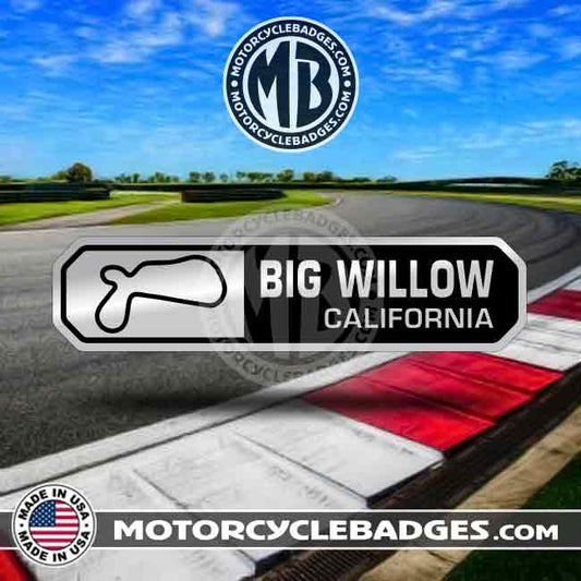 BIG WILLOW (CALIFORNIA) - Track/Circuit Motorcycle Badge
