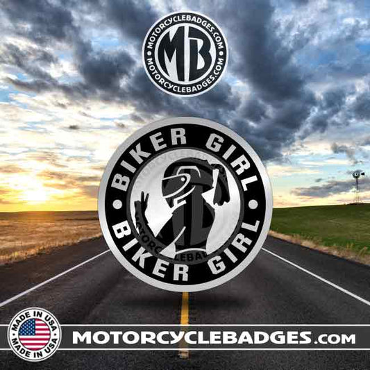 BIKER GIRL - Lifestyle/Bike-Life Motorcycle Badge