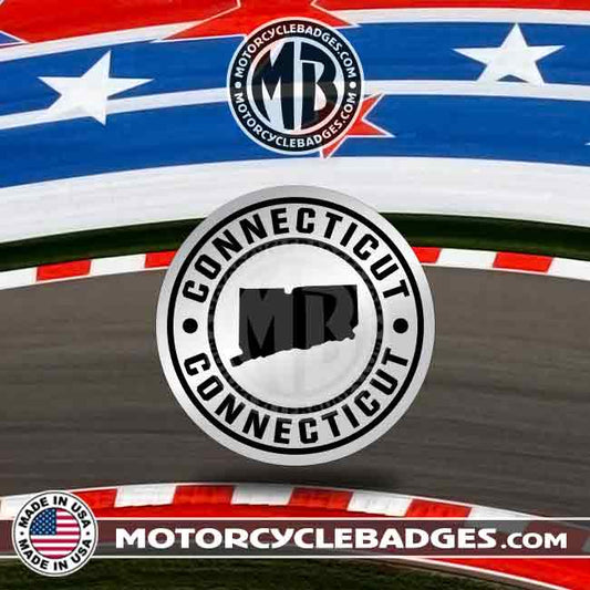 CONNECTICUT - US/States Motorcycle Badge