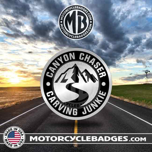 CANYON CHASER - Lifestyle/Bike-Life Motorcycle Badge