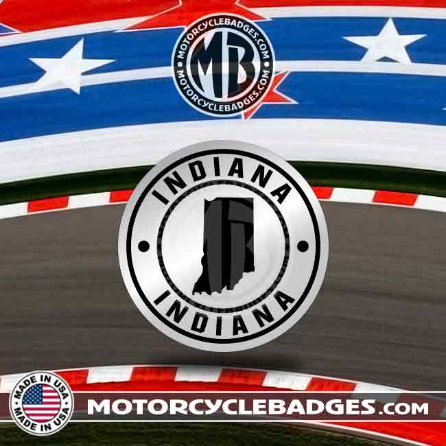 INDIANA - US/States Motorcycle Badge
