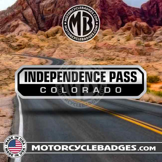 INDEPENDENCE PASS (COLORADO) - Canyon/Road Motorcycle Badge