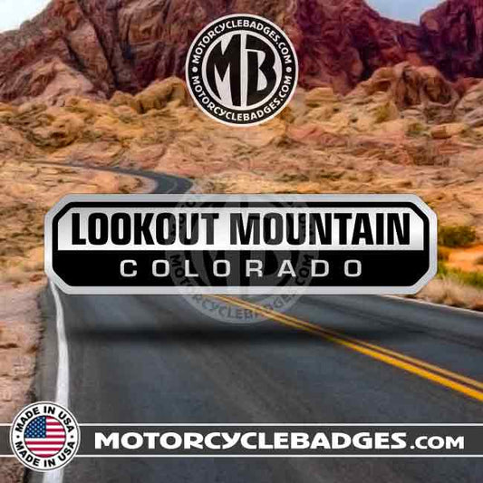 LOOKOUT MOUNTAIN (COLORADO) - Canyon/Road Motorcycle Badge