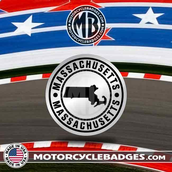 MASSACHUSETTS - US/States Motorcycle Badge