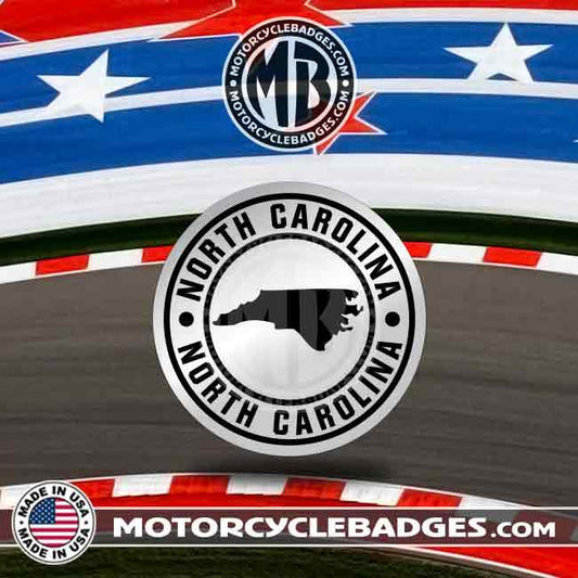 NORTH CAROLINA - US/States Motorcycle Badge