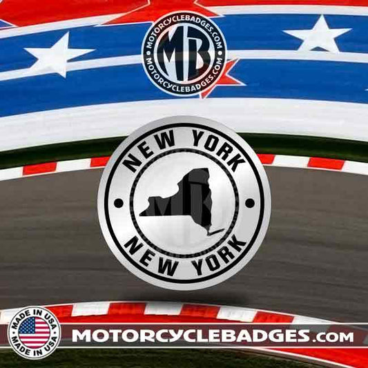 NEW YORK - US/States Motorcycle Badge