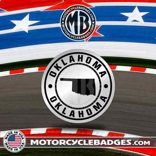 OKLAHOMA - US/States Motorcycle Badge