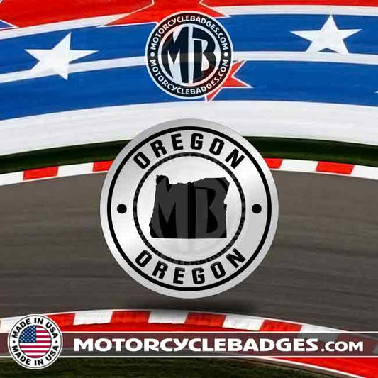 OREGON - US/States Motorcycle Badge