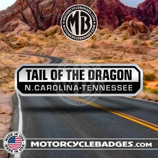 TAIL OF THE DRAGON (NC-TN) - Canyon/Road Motorcycle Badge
